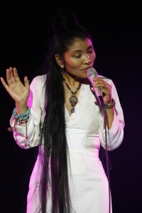 Yungchen Lhamo singing at a Witness Focus for Change benefit event, November 2009.